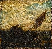 Albert Pinkham Ryder Waste of Waters is Their Field oil on canvas